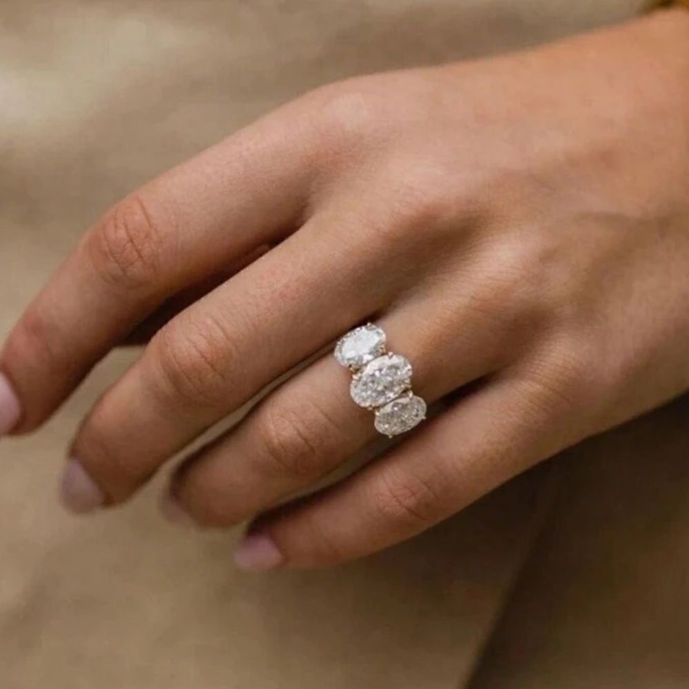 Bohemian engagement ring A972